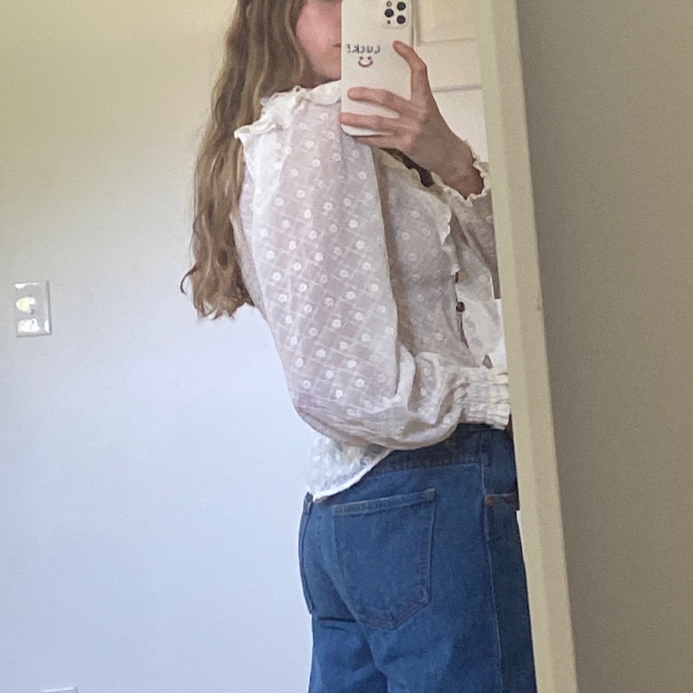 MAEVE by anthropologie wrap top